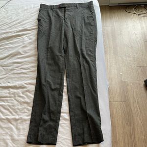 Lloyd + Jefferson Black Subtle Plaid Dress Pants - 30W30L (Like-New)